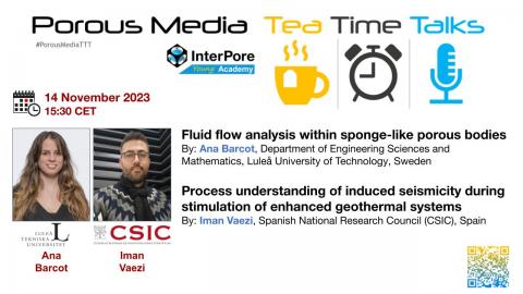GEoREST - Porous Media Tea Time Talks GEoREST - Porous Media Tea Time Talks
